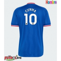 Camiseta Manchester United Matheus Cunha #10 Visitante Equipación 2026-27 manga corta